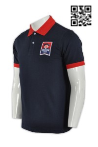 P558 tailor made working polo shirts team group polo shirts contrast colour restaurant catering industry uniform polo shirts supplier manufacturer